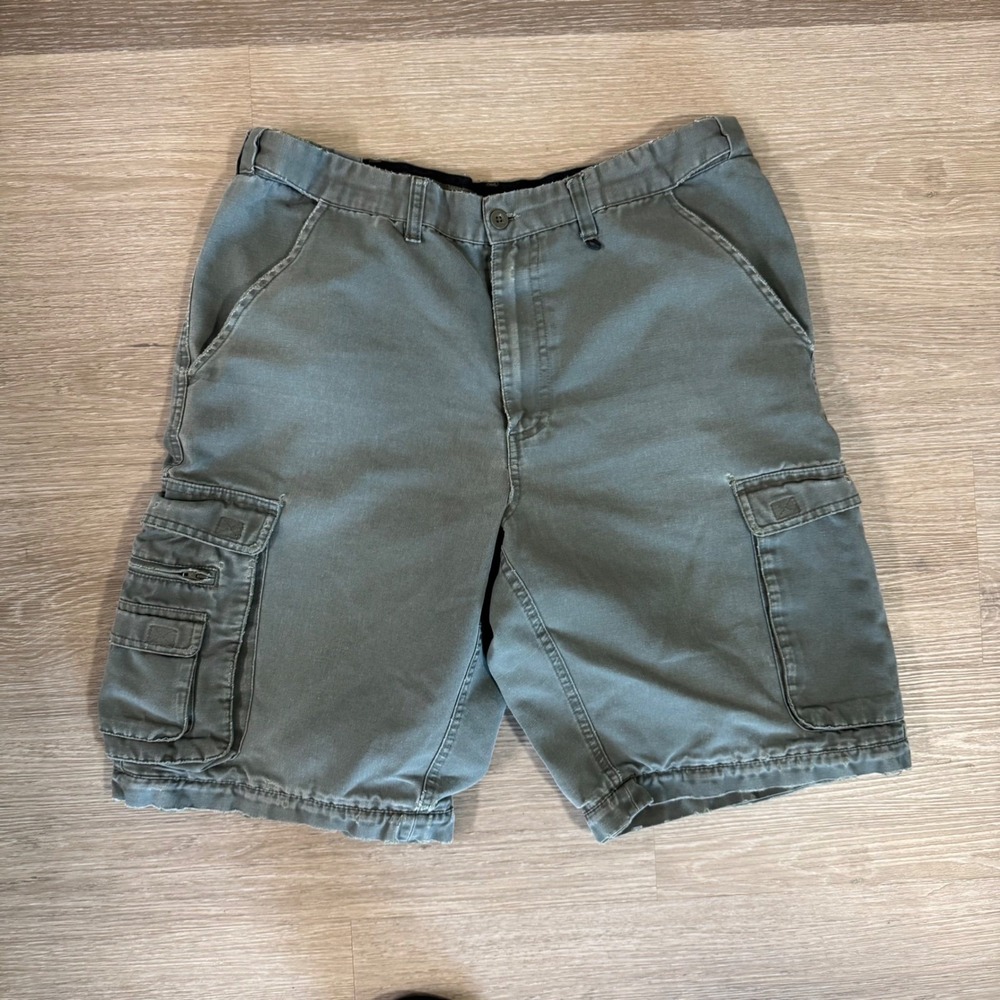 Boy Scouts of America Cargo Shorts Mens 36 Green Classic Canvas Uniform Short